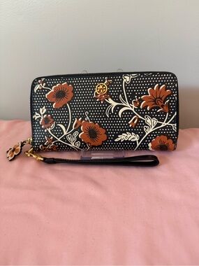 Tory Burch Blake Printed Retro Batik Wallet